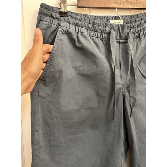 L.L. BEAN STRETCH RIPSTOP PULL ON GRAY PANTS wide LEG WOMENS LARGE Crop - Picture 2 of 10